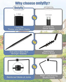 Bird Feeder Pole Stand – 60 Inch Height Feeding Station with 1-Inch Dia Heavy Duty for Hanging Feeders, Bird House Pole Mount Kit for Outdoor, Slip-Fit Connection by GreenHaven Gardens