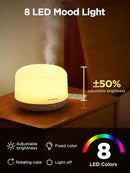 InnoGear 500ml Essential Oil Diffuser with Remote Control, Premium Ultrasonic Aromatherapy Diffusers Scent Humidifier Vaporizer Auto-Off Timer for Large Room Home, White by CozyNest Decor