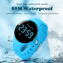 Kids Watches for Girls Boys Digital Sport Watch with Step Counter Pedometer Vibration Alarm Clock, No App Waterproof Fitness Tracker Kids Watch Boys Girls Teens Students Ages 5-16 by TinyTreasures Baby Boutique