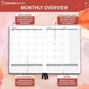 Panda Planner Pro 2025-2026 – Daily, Weekly & Monthly Planner for Productivity – Large 8.5x11 Undated Day Planner, Goal Planner, Project Organizer & Habit Tracker Notebook – Orange by TinyTreasures Baby Boutique