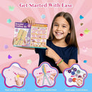 Friendship Bracelet Making Kit with Storage Box,DIY String Bracelet Arts and Craft for Girls Aged 8-12,Kids' Travel Activity Toy Set,Easter Birthday Gifts for Ages 6 7 8 9 10 11 12 Year Old Red by TinyTreasures Baby Boutique