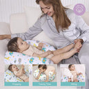 Little Grape Land Nursing Pillow for Infants, Breastfeeding Pillows, Baby Support Pillow for Nursing, Bottle Feeding, Tummy Time with Machine Washable Cover & Breathable Filling (Woodland Animals) by TinyTreasures Baby Boutique
