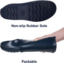 Asgard Packable Tall Rain Boots for Women Waterproof Rubber Garden Boots Ultra Lightweight Flat Mud Boots- NOT FOR WIDE CALF by GreenHaven Gardens