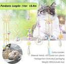ilclviz Suncatcher Crystal Hanging Sun Catcher Prism with Chain Pendant Ornament Crystal Balls for Window by GreenHaven Gardens
