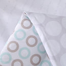 Wowelife Elephant Crib Bedding Set for Boys, Premium 3-Piece Baby Bedding Set, Elephant, Gray Crib Bed Sets, Newborn, Infant, Nursery Bed Set with Crib Sheet, Ruffle Comforter by TinyTreasures Baby Boutique