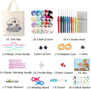 Yarniss Beginners Crochet Kits Adults,Starter Crochet Kit with 1132 Yards Crochet Yarn&21 Size Knitting Hooks,Learn to Crochet Set with Case by TinyTreasures Baby Boutique