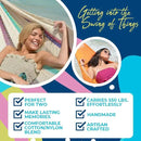 Handmade Hammocks - Hammocks Rada Handmade Yucatan Hammock - Artisan Crafted in Central America - Fits Most 12 Ft. - 13 Ft. Stands - Carries Up to 330 Lbs. - Single Size - Tequila by GreenHaven Gardens