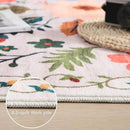 Runners for Hallways Kitchen Runner Rug Non Slip 2'x 10' Long Washable Rugs with Rubber Backing Soft Floral Carpet Runner for Hallways, Kitchen, Laundry, Bedroom, Bathroom(Beige) by CozyNest Decor