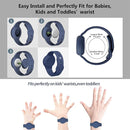 Waterproof Airtag Bracelet,Hidden Airtag Wristband,Anti-Lost Silicone Apple Airtag Holder Case,Airtag Case Cover Accessories Watch Band GPS Tracker-Blue by TinyTreasures Baby Boutique