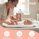Baby Changing Pad, EVA Waterproof Non-Slip Changing Table Pad with Adjustable Strap for Dresser Changing Table Nursery, Portable Diaper Changing Pad, Oat by TinyTreasures Baby Boutique