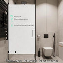 Window Privacy Film with Installation Tools, Static Cling, Anti UV, Heat Control, Ideal for Home Shower Office Glass Door (White Frosted【Glue-Free】, 45.2X78.7Inch) by CozyNest Decor