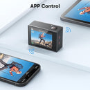 AKASO EK7000 4K30FPS 20MP WiFi Action Camera with EIS Ultra HD 131FT Waterproof Underwater Camera Remote Control 4X Zoom Support External Microphone by TinyTreasures Baby Boutique