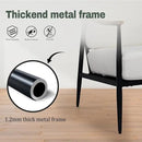 Modern Accent Chair for Living Room Bedroom Mid Century Arm Chair Upholstered Office Accent Chair Comfy Waiting Room Chair with Metal Frame, Cream White by CozyNest Decor