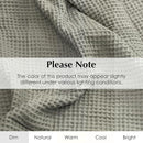 Salt Earth GOTS Certified 100% Organic Cotton Throw Blanket, 55" X 60" Blankets & Throws for Bed, Throw Blanket for Couch,Modern & Cozy Blanket, All Seasons, Waffle Blanket, Soft Blanket (Mosstone) by TinyTreasures Baby Boutique