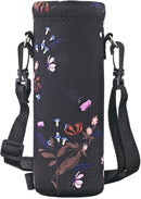 AUPET Water Bottle Sling Bag Carrier Crossbody Sleeve,Insulated Neoprene Bottle Case Holder Pouch Cover 500ML/17oz with Shoulder Strap for Walking Women Men by TinyTreasures Baby Boutique