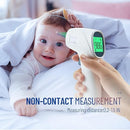 Touchless Thermometer for Adults, Digital Infrared Thermometer Gun with Fever Alarm, Forehead and Object 2 in 1 Mode, Fast Accurate Results (Gray) by TinyTreasures Baby Boutique