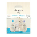 Aveeno Baby Welcome Little One Gift Set, Baby Skincare Set with Nourishing Baby Body Wash & Shampoo, Calming Bath Wash, All Over Baby Wipes, Daily Moisturizing Lotion, & Baby Balm, 5 Items by TinyTreasures Baby Boutique