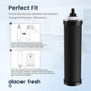 GLACIER FRESH Replacement for BB9-2 Black Purification Water Filter, Compatible with Berkey® BB9-2 Black Filters and Berkey® Gravity Water Filter System, 3 Pack by CozyNest Decor