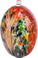 Echo Valley 4617 LED Solar Lanterns and Orbs, Luminous, Hand-Blown Art Glass Red by GreenHaven Gardens