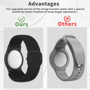 Kids Bracelet Compatible with AirTag, GPS Kid Tracker Holder Braided Wristband for Apple Air Tag, 2022 Upgraded Nylon Adjustable Anti Lost Airtag Watch Band for Kids Children Elders (black) by TinyTreasures Baby Boutique