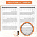 2025-2026 Appointment Book & Planner - Jul 2025 - Jun 2026, Daily Hourly Planner, 5.75" X 8.25", 60-Minute Interval, Faux Soft Leather Cover, Premium Paper, Academic Calendar with Pen Loop, Inner Pocket by TinyTreasures Baby Boutique