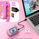 Kids Camera Waterproof, IP68 Underwater Camera for Kids Aged 3-12, HD Kids Digital Camera with 1080P Video Recording, Durable ABS Material, Pool Toys for Boys Girls with 32GB Card (Pink) by TinyTreasures Baby Boutique
