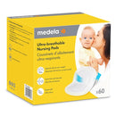 Medela Ultra-Breathable Nursing Pads, Highly Absorbent, Super Soft, Discreet Design for Comfortable Wear, Pack of 60 by TinyTreasures Baby Boutique