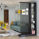 Wall Room Divider,Freestanding Room Divider with Shelves,Wood Room Divider Screen with Storage Cabinet, Wall Divider for Room Separation, for Home Office Decorative K 55.1×9.4×78.7in by CozyNest Decor