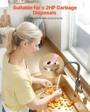 VEVOR Garbage Disposal Air Switch Kit, 2.5" Sink Top Air Switch for Food Waste Disposal, Brushed Gold Stainless Steel ON/OFF Air Button for Waste Disposer - Suitable for Stainless Steel Countertops by CozyNest Decor
