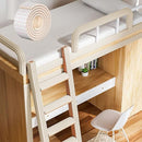 Bunk Bed Ladder Pads,Traction Treads for Stair Steps,Soft Extra-Wide Edge Protector,Self-Adhesive Bunk Bed Ladder Cover Foam Padding,Furniture 16.5 Ft Rice White by TinyTreasures Baby Boutique