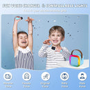 【2025 Newest】 Mini Karaoke Machine for Kids Girls & Boys - Portable Bluetooth Speaker with 2 Wireless Microphones - Kids Birthday Gifts for Ages 4-10 - Kids' Instrument Accessories - Blue by TinyTreasures Baby Boutique