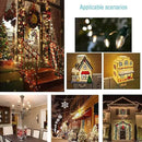 C9 Christmas Replacement LED Light Bulbs,E17 Base Commercial Grade Holiday Bulbs, 4W 5W 6W 7W Incandescent Equivalent, Warm White 2200K, Clear Plastic Bulbs for Christmas String Light - 50 Pack by GreenHaven Gardens
