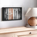ElephantStock Ski Collection Wall Art - Horizontal Framed Canvas - 1-Piece Bathroom Wall Decor - Photography sports Canvas Print - Brown and Black Decor for Wall - 13" X 9" by CozyNest Decor