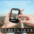 asika 4K Ultra HD Action Camera with Touch Screen-Waterproof Sports Camera,6-Axis Gyro Stabilization,145° Wide-Angle,Loop Recording for Vlogging,Cycling,Motorcycle(Supports Time-Lapse/Pre-Record) by TinyTreasures Baby Boutique