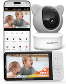 iFamily WiFi Baby Monitor with App – Smartphone Baby Monitor with 5" HD Monitor & 2K Camera, Night Vision, 2-Way Talk, Motion Tracking&Alerts, Temp Sensor, Lullabies,Secure WiFi Lock by TinyTreasures Baby Boutique