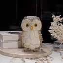 Guichifun Owl Statue Home Decor Accents - Cute Owl Figurines for Shelf Bookshelf TV Stand Décor Bedroom Office Decorations Ideal Gift for Owl Lovers 5 x 5 x 8 Inch by CozyNest Decor