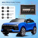 Jojoka Baby Car 24V 2-Seater SUV Licensed Chevrolet Blazer Ride On Toy w/Parent Remote Control,4xSpring Suspension, Wireless Music, Electric Vehicle Car for Kids Ages 3-8,Blue by TinyTreasures Baby Boutique