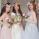 Syhood Daisy Crowns Making Kit, 109 Pieces Parts, Make Your Own Flower Crown Wreath Headbands and Bracelets Craft Kit Hair Accessories Handmade DIY Floral Garland Presents for Girls by TinyTreasures Baby Boutique
