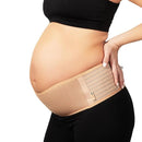 AZMED Maternity Belt Back Support - Adjustable Abdominal Binder for Pregnancy - Belly Band for Pelvic, Waist & Lower Back Comfort - Fits Up to 46 Inches - Beige by TinyTreasures Baby Boutique