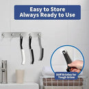 3 Pcs Cleaning Brushes for Household - Crevice Brush for Scrub Small Spaces, Toilet Cleaning Tool with Comfortable Grip, Long&Firm Bristle for Shower Tile Grout, Sinks Gap, Window Tracks, Hinges by CozyNest Decor