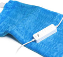 Heating Pad Electric Fast-Heating for Back/Waist/Abdomen/Shoulder/Neck Pain and Cramps Relief - Moist and Dry Heat Therapy with Auto-Off 12"x24" Hot Heated Pad by GOQOTOMO-HF-B(Blue) by CozyNest Decor