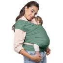 Boba Baby Wrap Carrier – Original Baby Sling Carrier for Newborns (7–35 lbs), Soft, Secure, Hands-Free & Ergonomic, Ideal for Comfortable Bonding, New Parents (Sage Green) by TinyTreasures Baby Boutique