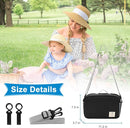 Accmor Stroller Organizer, Universal Stroller Organizer with Insulated Cup Holder Pocket, Dual Purpose Large Capacity Stroller Bag Caddy, Stroller Accessories Fits for Uppababy, Doona, Nuna Strollers by TinyTreasures Baby Boutique