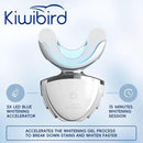 KIWIBIRD Teeth Whitening Kit for Sensitive Teeth – 3 Gel Pens, LED Light with Wireless Charging Case, IPX7 Waterproof, Enamel-Safe at-Home Dental Care Tool by CozyNest Decor