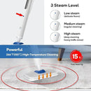 Steam Mop for Floor Cleaning,15-Second Setup,Chemical-Free Floor Steam Cleaner for Hardwood,Laminate,Tile&Greasy Spots.Ergonomic Design with Hands-Free Standing,3 Steam Settings,Reusable Washable Pads by CozyNest Decor
