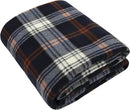 50x60 Throw Blankets, Plaid Fleece Throw Blankets for Bedroom, Couch, Livingroom, Chair, Pets, Outdoors by CozyNest Decor