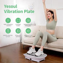 Yesoul Vibration Plate Exercise Machine for Lymphatic Drainage Weight Loss, Power Plate Vibration Platform with Bluetooth Remote, Full Whole Body Workout Equipment for Women Men, 300-400 lbs Capacity by CozyNest Decor