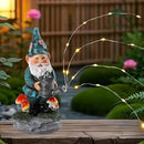 Solar Gnome Statue for Garden with Watering Can Light 8" Resin Gnome Figurines Outdoor Paito Yard Porch Decor Birthday Housewarming Gnomes Gifts for Women Mom Grandma Wife Sister by CozyNest Decor