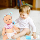 10 Pcs Baby Doll Bottle Feeding Accessories,Baby Doll Pretend Feeding and Caring Set for Kids Girls Ages by TinyTreasures Baby Boutique