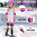 Kids Bike Helmet Set Adjustable Helmet for Ages 3-15 Kids Toddler Boys Girls Youth, Multi-Sport Bicycle Skateboarding Football Rollerskating Scooter Rollerblade Balance Bike Helmets by TinyTreasures Baby Boutique